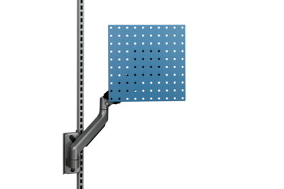 Perforated Panel Blue incl. Gas Spring Arm HD