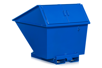 Tilting Container 1100 l including High Lid (1300 l)