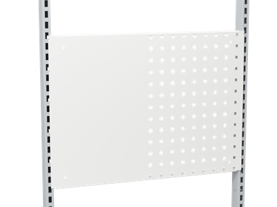 Whiteboard with Perforated Panel 666x480 mm