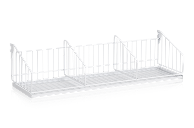 Shoe Shelf including Drip Tray 900 mm White