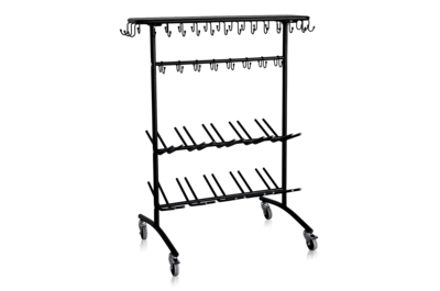 Clothes and Boots Trolley Black