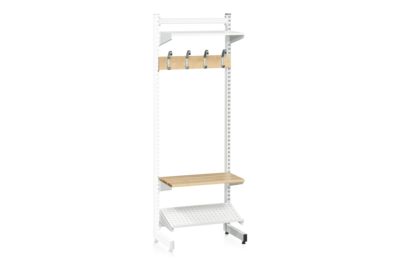 L-Stativ Tilläggssektion 600 mm Komplett 6 Vit