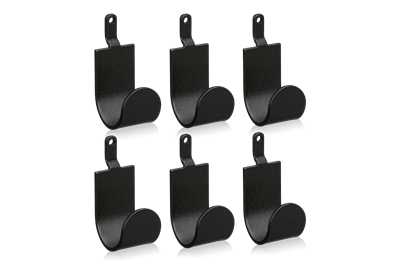 W Hook 6-pack Black