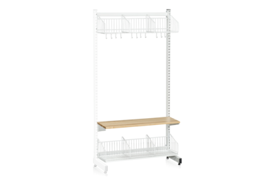 L-Stand Extension 900 mm Complete 2 White