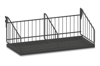 Shoe Shelf including Drip Tray 600 mm Grey