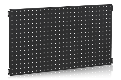 Lochrasterplatte 900x480 mm cc 32 Schwarz