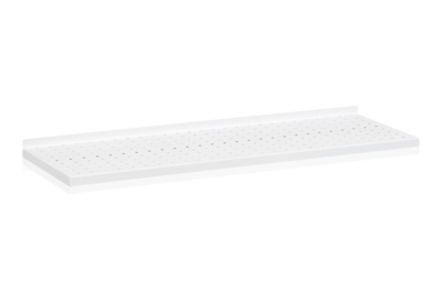 Steel Shelf Perforated 900x300 mm White