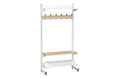 L-Stand 900 mm Complete 6 White