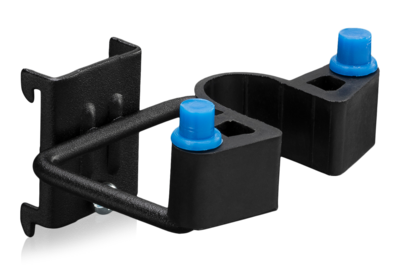 Double Hook Rubber Clamp 25x40mm 5-pack Black