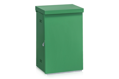 Litter Bin Sheet Metal Green