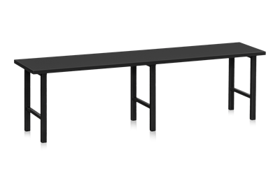 Bench 1500 mm Black