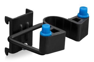 Double Hook Rubber Clamp 38x40mm 5-pack Black