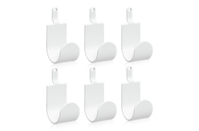 W Hook 6-pack White